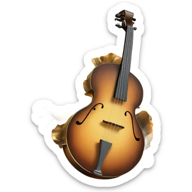 Beethoven explosion banjo sticker
