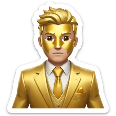 Midas from Fortnite sticker