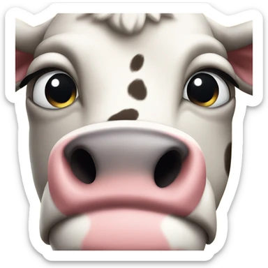 The only way I could do cow sticker