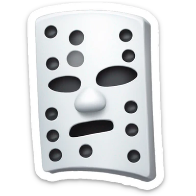 domino mask sticker