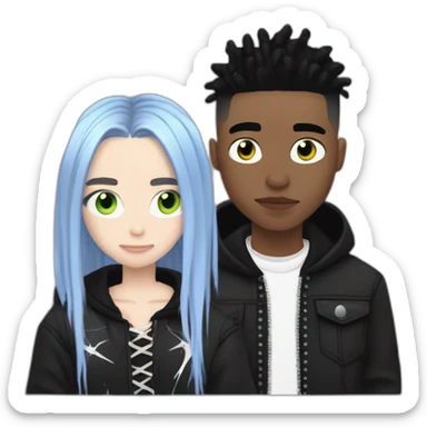Billie eilish and xxxtentation sticker