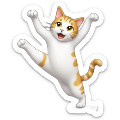 dancing-cat-on-laptop sticker