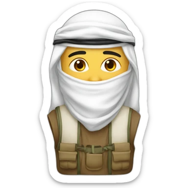 emirati shemagh sticker