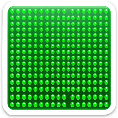 matrix green binary sticker