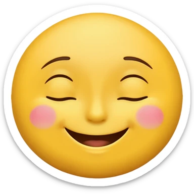 a dreaming emoji sticker