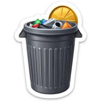 trash can sticker