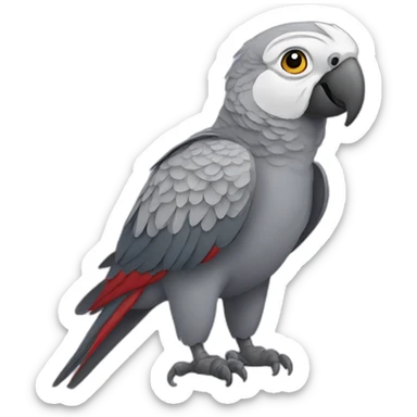 Grey Parrot sticker