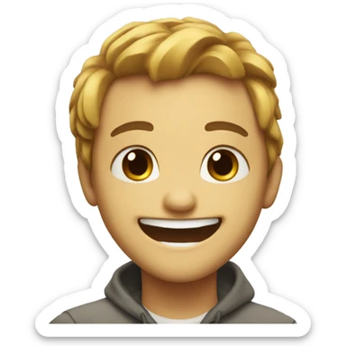 smile a lot around you and try to
make you smile sticker