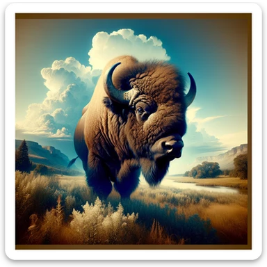 Buffalo sticker