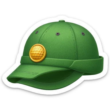 golf hat sticker