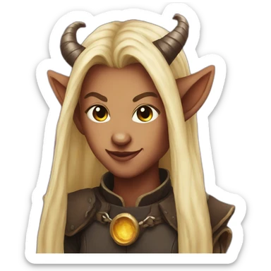 tiefling sticker