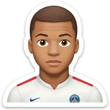 kylian mbappe real madrid sticker