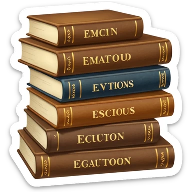 make a book with hard math sticker