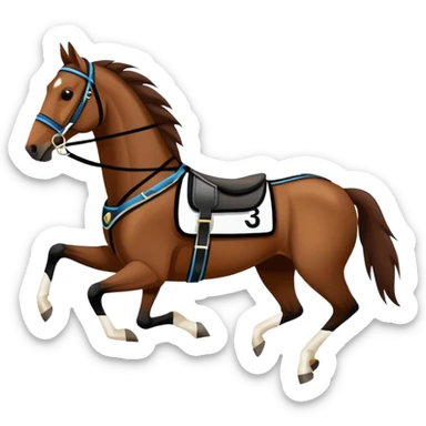 harness racing sticker