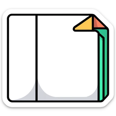 Document file icon with large black “X” over it sticker