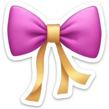 Bow sticker