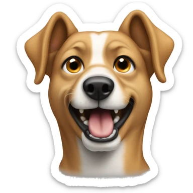 dog eat brea sticker