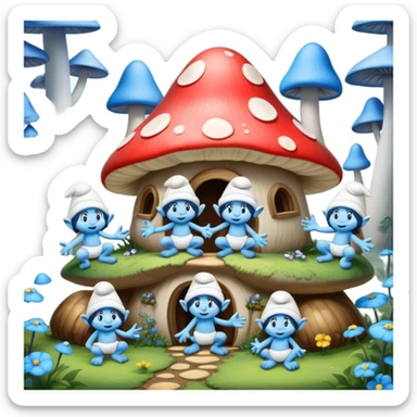 Smurfs sticker