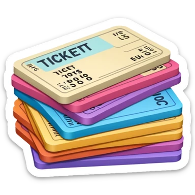 tickets sticker