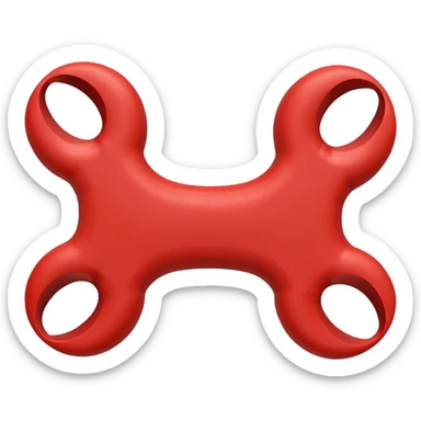 Doggy Rubber Bone sticker