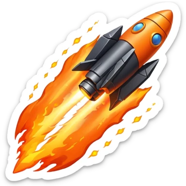 Asteriod emoji make it Falling like a shooting star keep it a ssteriod alone sticker