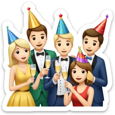 25th birthday dinner sticker