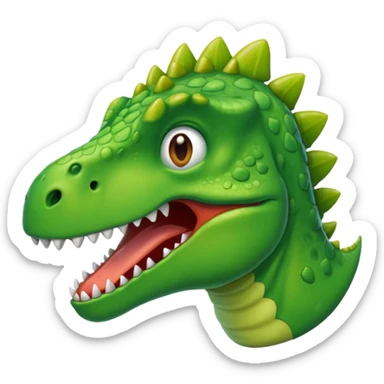 Dinosaure malade  sticker