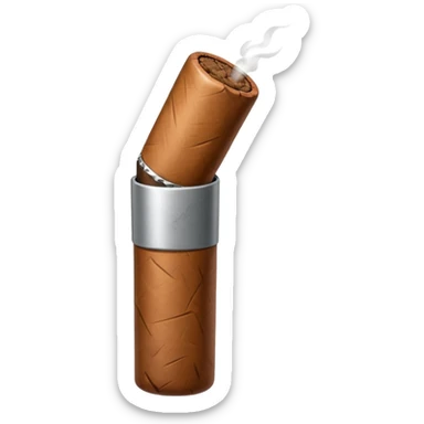 a secret cigar sticker