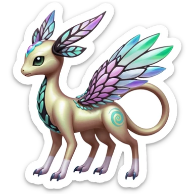 Meloetta-Vernid-Palkia-Fionbri-Pokémon-Digimon-Fakémon-fusion-hybrid-creature sticker