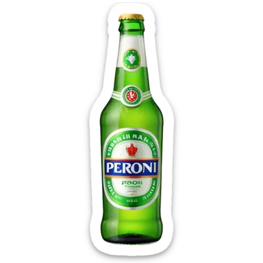 PERONI BOTTLE unbranded sticker