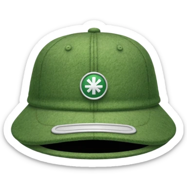caddie hat sticker