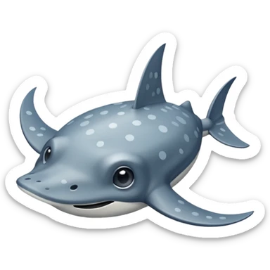 tiny stingray sticker