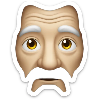 winking eye gandalf sticker