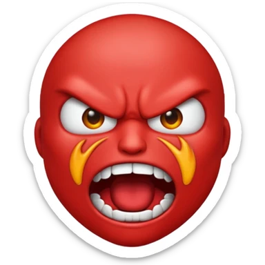 furious emoji sticker