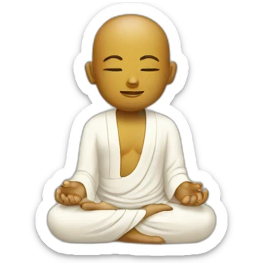 Meditación buddhist zen sticker