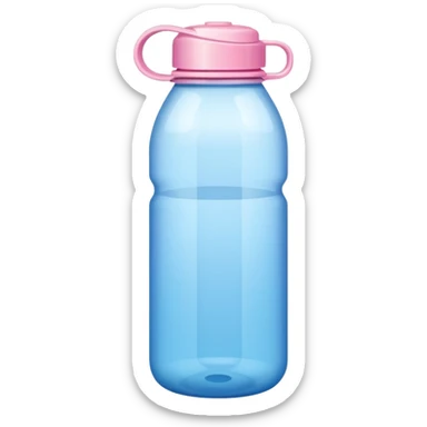 Colorful shiny pastel water bottle sticker