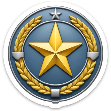 sketch of a military badge
 sticker