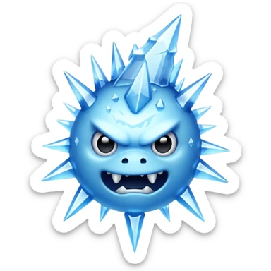 ice monster sticker