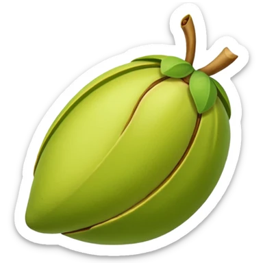 pistachio with shall green nut yellow shall sticker