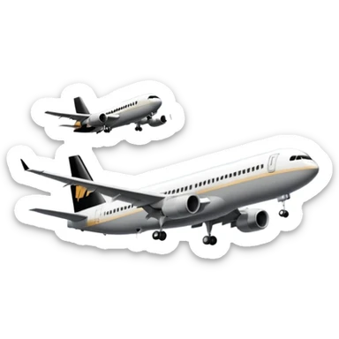 the number 21 on a plane flying near the twin towers sticker