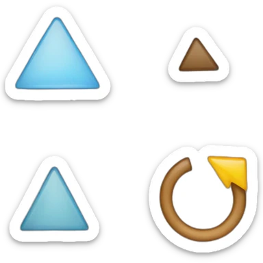 resume sign triangle emoji sticker