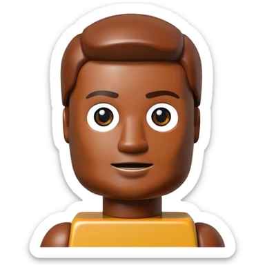 lego homme bois sticker