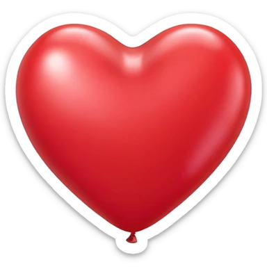 ballon heart  sticker