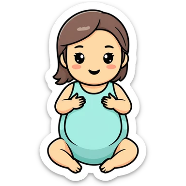 My Memoji pregnant  sticker