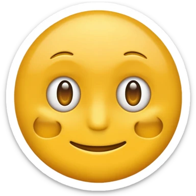 basic yellow emoji, no shading, no extra details, focused locked in meme look sticker