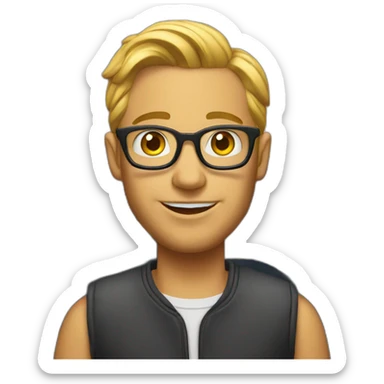 Une ville avec une vue sur hollywood sticker