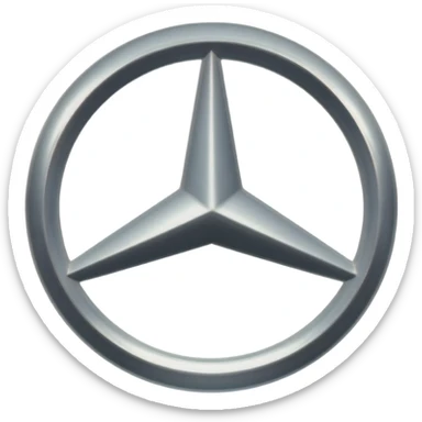 Make a Mercedes logo, Make it small, make it so I can copy and paste it into my TikTok bio sticker