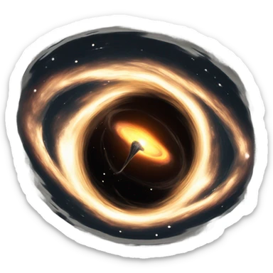 Interstellar blackhole  sticker