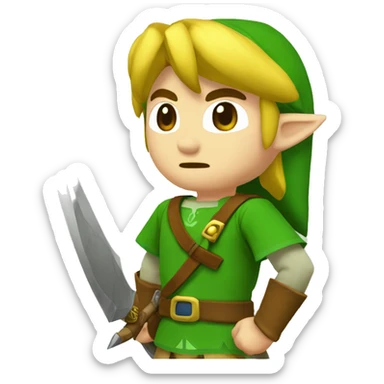 Link de the legend of Zelda  sticker