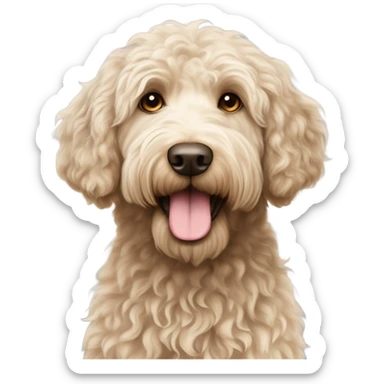 labradoodle make him lighter sticker